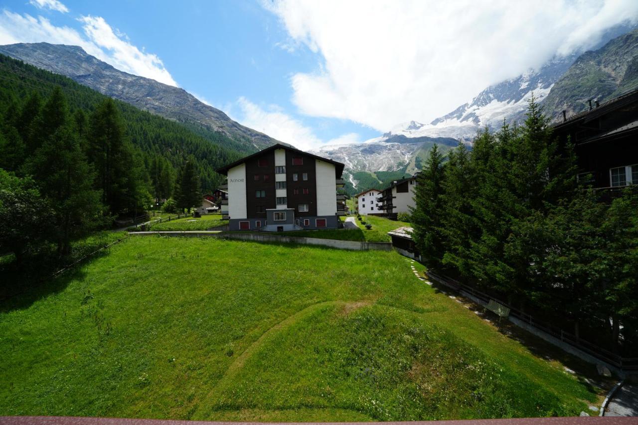 Ferienwohnung Haus Aida Saas-Fee Exterior foto