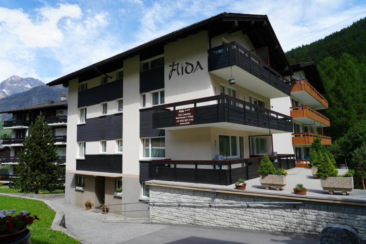 Ferienwohnung Haus Aida Saas-Fee Exterior foto