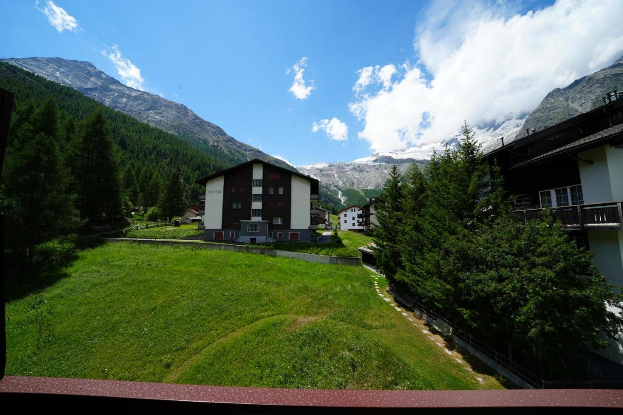 Ferienwohnung Haus Aida Saas-Fee Exterior foto